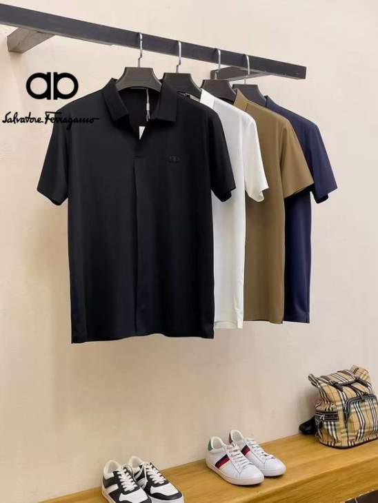 Picture of Ferragamo Shirts Short LS _SKUFerragamoM-4XL24cn0328339